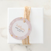 A Little Pumpkin Fall Pumpkin & Daisy Baby Shower フェイバータグ (インサイチュ)