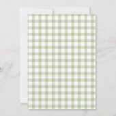 A Little Pumpkin is On The Way Autumn Baby Shower 招待状 (裏面)