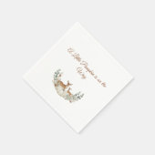 A Little Pumpkin is on the Way" Baby Bib スタンダードカクテルナプキン (角)