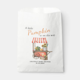 A Little Pumpkin is on the way Baby Shower フェイバーバッグ