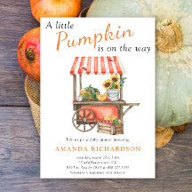 A Little Pumpkin is on the way Baby Shower