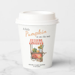 A Little Pumpkin is on the way Baby Shower 紙コップ