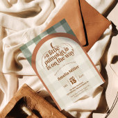 A Little Pumpkin Is On The Way Fall Baby Shower 招待状