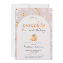 A Little Pumpkin Is On the Way Fall Baby Shower 