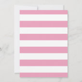 A Little Pumpkin is on the way Girl Baby Shower 招待状 (裏面)