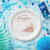 A Little Pumpkin Is On the Way Paper Plate ペーパープレート (パーティー)