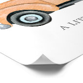 A Little Pumpkin is on the way Welcome Sign Poster ポスター (角)