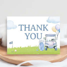 A Little Putter Golf Baby Shower サンキューカード