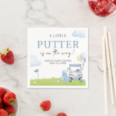 A Little Putter Golf Baby Shower スタンダードカクテルナプキン (インサイチュ)