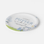 A Little Putter Golf Baby Shower ペーパープレート (アングル)
