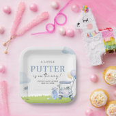A Little Putter Golf Baby Shower ペーパープレート (パーティー)