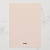 A little Queen Mardi Gras Float Baby Shower 招待状 (裏面)