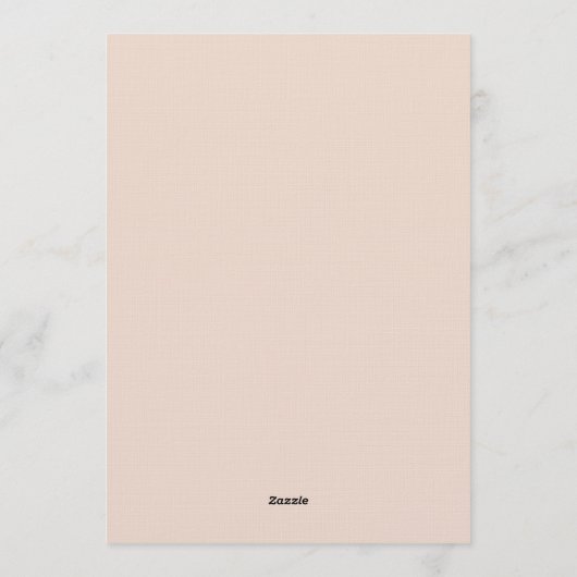 A little Queen Mardi Gras Float Baby Shower 招待状 (裏面)