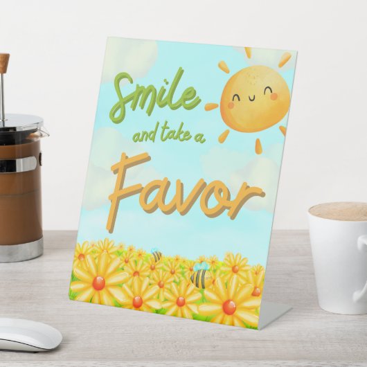 A Little Ray of Sunshine – お気に入り 台座サイン (インサイチュ)