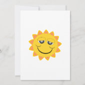 A Little Ray Of Sunshine Baby Shower 招待状 (裏面)