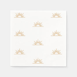 A Little Ray of Sunshine Boho Baby Shower スタンダードカクテルナプキン