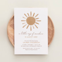A Little Ray of Sunshine Boho Baby Shower