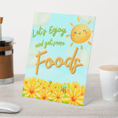 A Little Ray of Sunshine - Foods 台座サイン