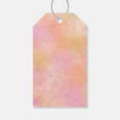 A Little Ray of Sunshine Girl Baby Shower Fever B ギフトタグ (裏面)