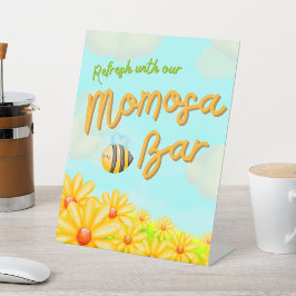 A Little Ray of Sunshine - Momosaバー標識 台座サイン