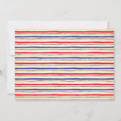 A Little Recruit on His Way Baby Shower 招待状 (裏面)