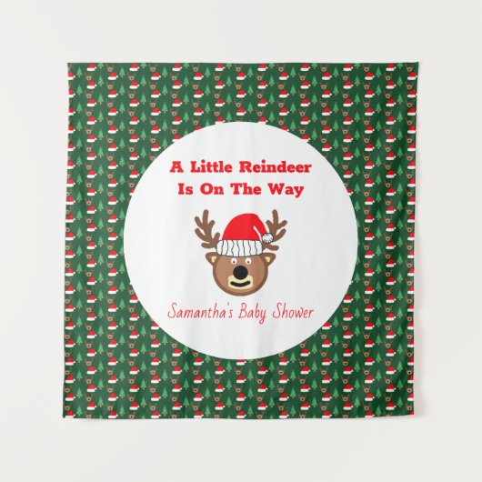 A Little Reindeer Is On The Way タペストリー (正面)