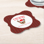 A Little Reindeer Is On The Way ペーパーコースター (アングル)