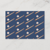 A Little Rookie Sport – 野球の赤ちゃんシャワーゲーム エンクロージャーカード (裏面)