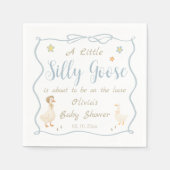 A Little Silly Goose Baby Shower スタンダードカクテルナプキン (正面)