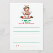 A Little Slice of天国- Baby Shower アドバイスカード (正面)