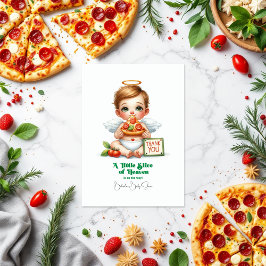 A Little Slice of天国- Baby Shower サンキューカード
