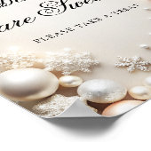 A Little Snowflake Babies are Sweet Take a Treat  ポスター (角)