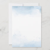 A Little Snowflake is on the Way Baby Shower 招待状 (裏面)