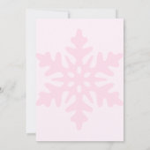 A Little Snowflake is on the Way Invitation, Baby  招待状 (裏面)