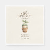A Little Sprout Baby Shower スタンダードランチョンナプキン (正面)