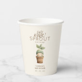 A Little Sprout Baby Shower 紙コップ (正面)