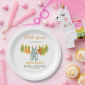 A Little Sprout Garden Clothesline Veggie Baby  ペーパープレート (パーティー)