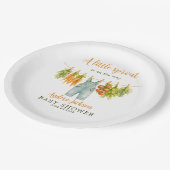 A Little Sprout Garden Clothesline Veggie Baby  ペーパープレート (アングル)