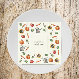 A Little Sprout Is On the Way Baby Shower スタンダードカクテルナプキン