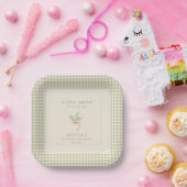 A Little Sprout is on the Way Baby Shower ペーパープレート (パーティー)