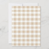 A Little Sprout Is On The Way  Baby Shower 招待状 (裏面)