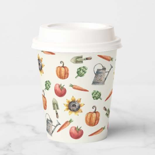 A Little Sprout Is On the Way Baby Shower 紙コップ (正面)