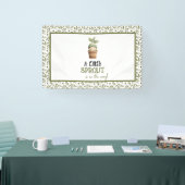 A Little Sprout on the Way Baby Shower Banner 横断幕 (トレードショー)