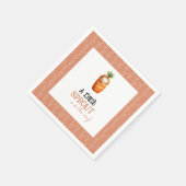 A Little Sprout on the Way Baby Shower Napkins スタンダードカクテルナプキン (角)