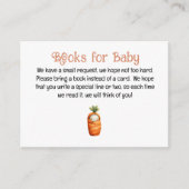 A Little Sprout on the Way Books for Baby Card エンクロージャーカード (正面)