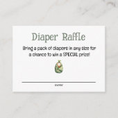 A Little Sprout on the Way Diaper Raffle Card エンクロージャーカード (正面)