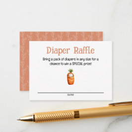 A Little Sprout on the Way Diaper Raffle Card エンクロージャーカード