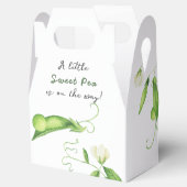 A Little Sweet Pea Is On The Way Baby Shower フェイバーボックス (オープン)