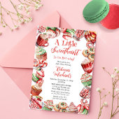 A Little Sweetheartベーカリーフレーム赤ちゃんシャワー 招待状