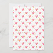 A  Little Sweetheart Baby Shower Invitation 招待状 (裏面)